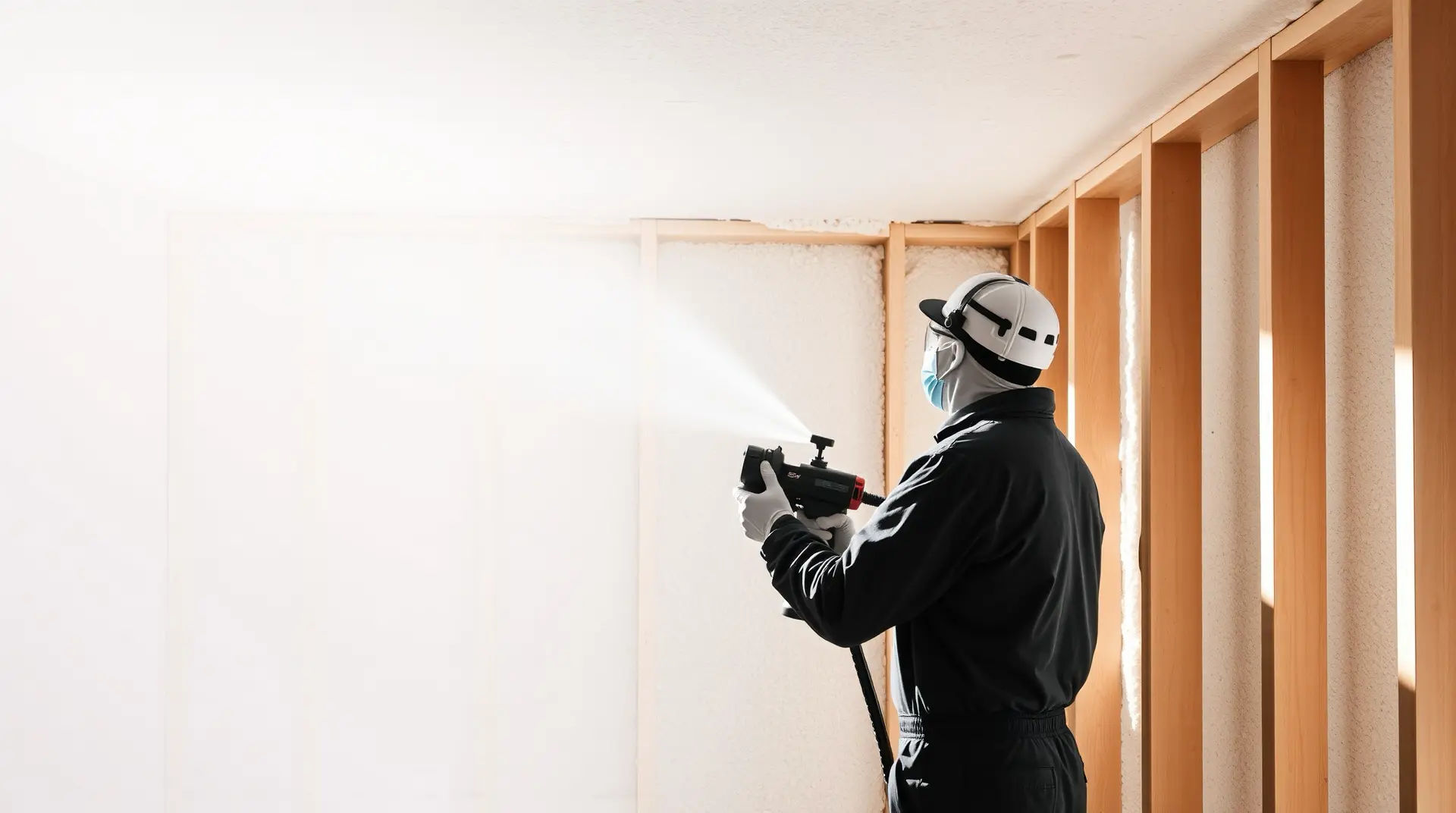 Isolation des Sols avec mousse projetée